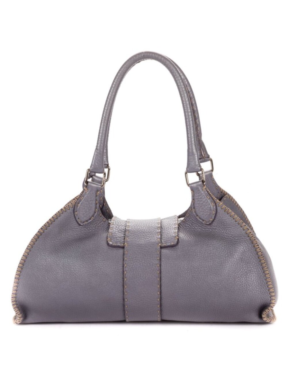 Fendi by the Way Top Handle Purple Grain Calf Leather - Picture 5 of 11
